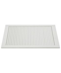 Ante a Lamelle 4 pz in Legno Massello di Pino Bianche 69x39,4cm