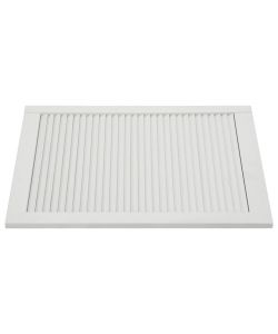 Ante a Lamelle 2 pz in Legno Massello di Pino Bianco 69x49,4 cm
