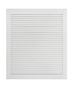 Ante a Lamelle 4 pz in Legno Massello di Pino Bianche 69x59,4cm