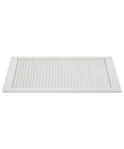 Ante a Lamelle 4 pz Legno Massello di Pino Bianche 99,3x39,4 cm