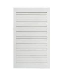 Ante a Lamelle 2 pz Legno Massello di Pino Bianche 99,3x49,4 cm
