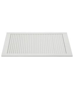 Ante a Lamelle 4 pz Legno Massello di Pino Bianche 99,3x49,4 cm