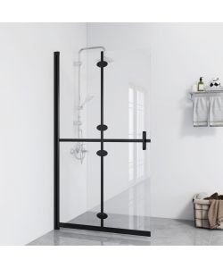 Parete per Doccia Walk-in Pieghevole in Vetro ESG 70x190 cm