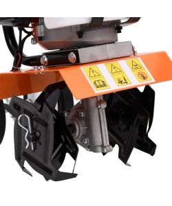 vidaXL Motozappa a Benzina - Nero Arancione - 52 cc