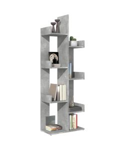 Libreria Grigio Cemento 48x25,5x140 cm in Truciolato