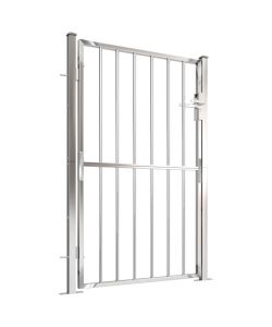 Cancello da Giardino 100x150 cm in Acciaio Inossidabile 316852