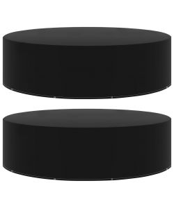  Coperture per Mobili da Giardino 2pz 10 Occhielli 205x90 cm