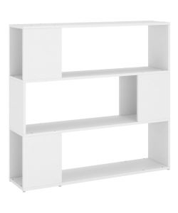 Libreria/Divisorio Bianco 100x24x94 cm