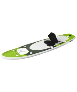 Set Tavola SUP Gonfiabile Verde 330x76x10 cm