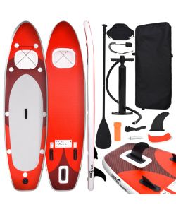 Set Tavola SUP Gonfiabile Rossa 360x81x10 cm