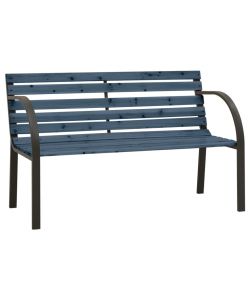 Panca da Giardino Bambini 81 cm in Legno di Abete Cinese Grigio