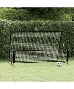 Porta da Calcio a Rimbalzo 2 in 1 202x104x120 cm in Acciaio