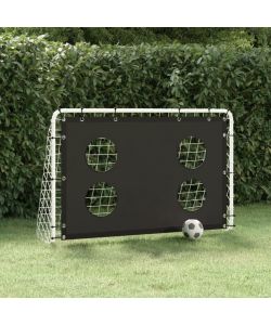 Rete da Allenamento per Porta da Calcio in Acciaio 184x61x122cm