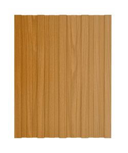 Pannelli da Tetto 36 pz Acciaio Zincato Legno Chiaro 60x45 cm