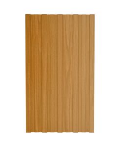 Pannelli da Tetto 12 pz Acciaio Zincato Legno Chiaro 80x45 cm