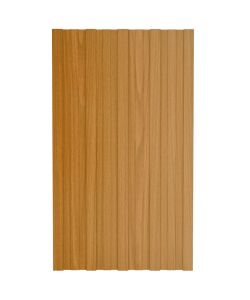 Pannelli da Tetto 36 pz Acciaio Zincato Legno Chiaro 80x45 cm