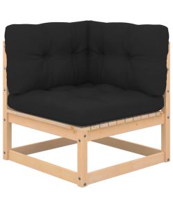 Set Divani da Giardino 4 pz con Cuscini Legno Massello di Pino 3083782