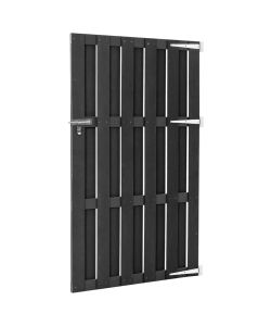 Cancello da Giardino in WPC 100x180 cm Grigio