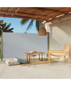 Tenda Laterale Retrattile per Patio 160x300 cm Grigia