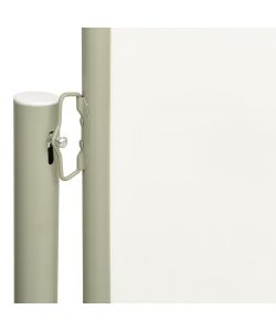 Tenda da Sole Laterale Retrattile per Patio 200x600 cm Crema
