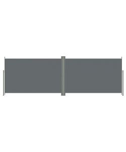 Tenda da Sole Laterale Retrattile Antracite 200x600 cm
