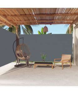 Tenda da Sole Laterale Retrattile Antracite 200x600 cm