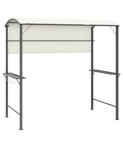 Gazebo con Tetto 220x110x200 cm Crema