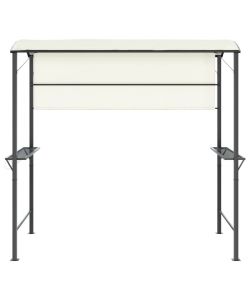 Gazebo con Tetto 220x110x200 cm Crema