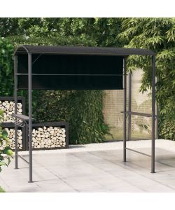 Gazebo con Tetto 220x110x200 cm Antracite