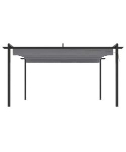Pergola da Giardino con Tetto Retrattile 4x3 m Antracite