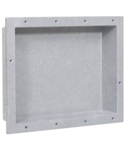 Nicchia da Doccia in Grigio Opaco 41x51x10 cm