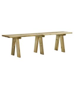 Panchina da Giardino 160 cm in Massello di Pino Impregnato