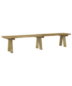 Panchina da Giardino 220 cm in Massello di Pino Impregnato