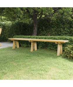 Panchina da Giardino 220 cm in Massello di Pino Impregnato
