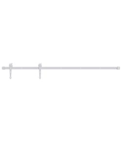Kit Accessori per Porta Scorrevole 183 cm in Acciaio Bianco 151709
