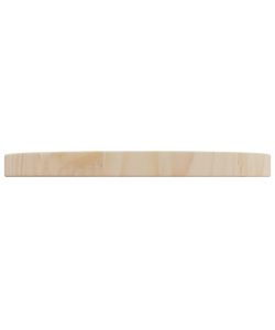 Piano Tavolo Diam.30x2,5 cm in Legno Massello di Pino