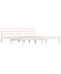 Giroletto Bianco in Legno Massello 180x200 cm Super King
