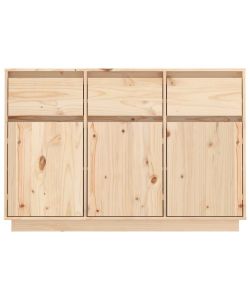 Credenza 110x34x75 cm in Legno Massello di Pino