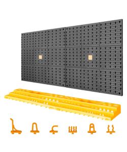  Parete Porta Attrezzi 500x1000 mm 50 Ganci in PP