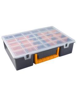 Cassette a Scomparti 2 pz Divisori Rimovibili 360x250x85 mm PP