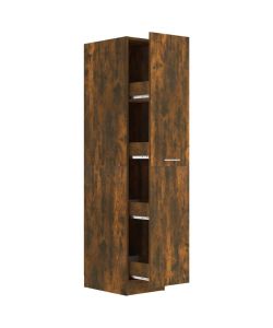 vidaXL Armadietto Farmacia Rovere Marrone 30x42,5x150 cm Legno Multistrato - Spazio di Conservazione - Facile da Pulire