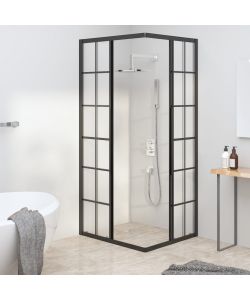 Cabina Doccia ESG Smerigliato 80x70x180 cm Nera