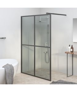 Cabina Doccia 140x195 cm con Vetro Temperato Scuro