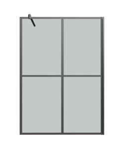 Cabina Doccia 140x195 cm con Vetro Temperato Scuro