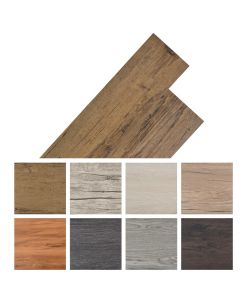 Listoni Pavimenti Autoadesivi in PVC 2,51 mq 2mm Noce Marrone
