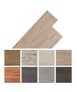 Listoni Pavimenti Autoadesivi in PVC 2,51 mq 2mm Rovere Marrone