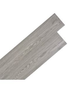 Listoni Pavimenti Autoadesivi in PVC 2,51 mq 2mm Grigio Scuro