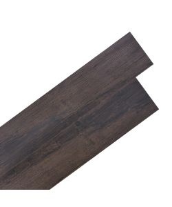 Listoni Pavimenti Autoadesivi in PVC 2,51 mq 2mm Marrone Scuro