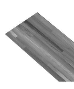 Listoni Pavimenti Autoadesivi in PVC 2,51mq 2mm Grigio Striato