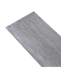 Listoni Pavimenti Autoadesivi in PVC 2,51mq 2mm Grigio Opaco